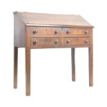 18TH CENTURY OAK & ELM WOOD CLERKS DESK BUREAU