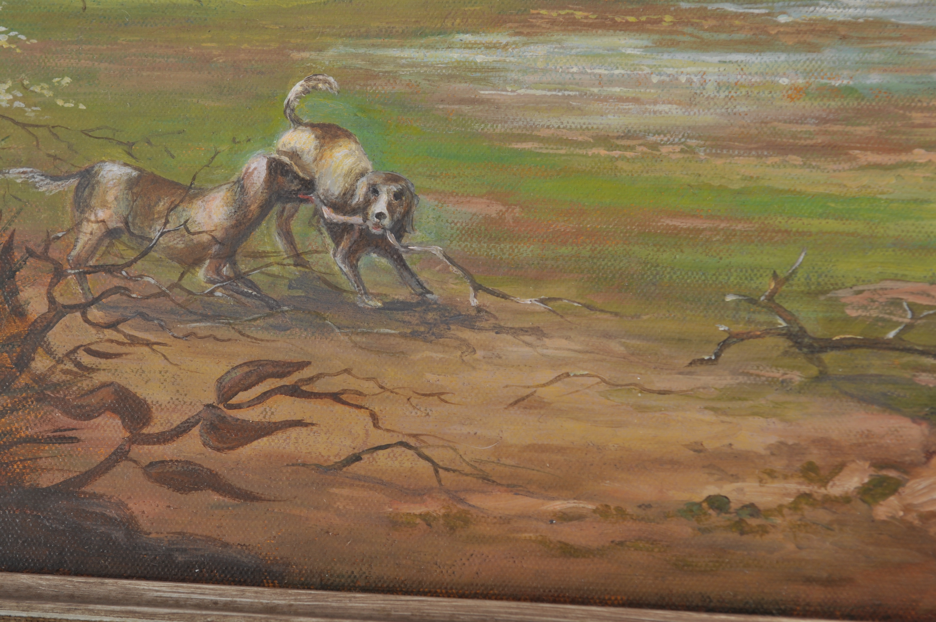 DENBY SWEETING (1936-2022) COUNTRY SCENE OIL PAINTING - Image 3 of 6