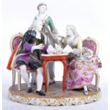 19TH CENTURY PORCELAIN MEISSEN FIGURINE GROUP