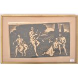 PIERRE THEVENIN - EARLY 20th CENTURY GREEK STYLE WOODCUT