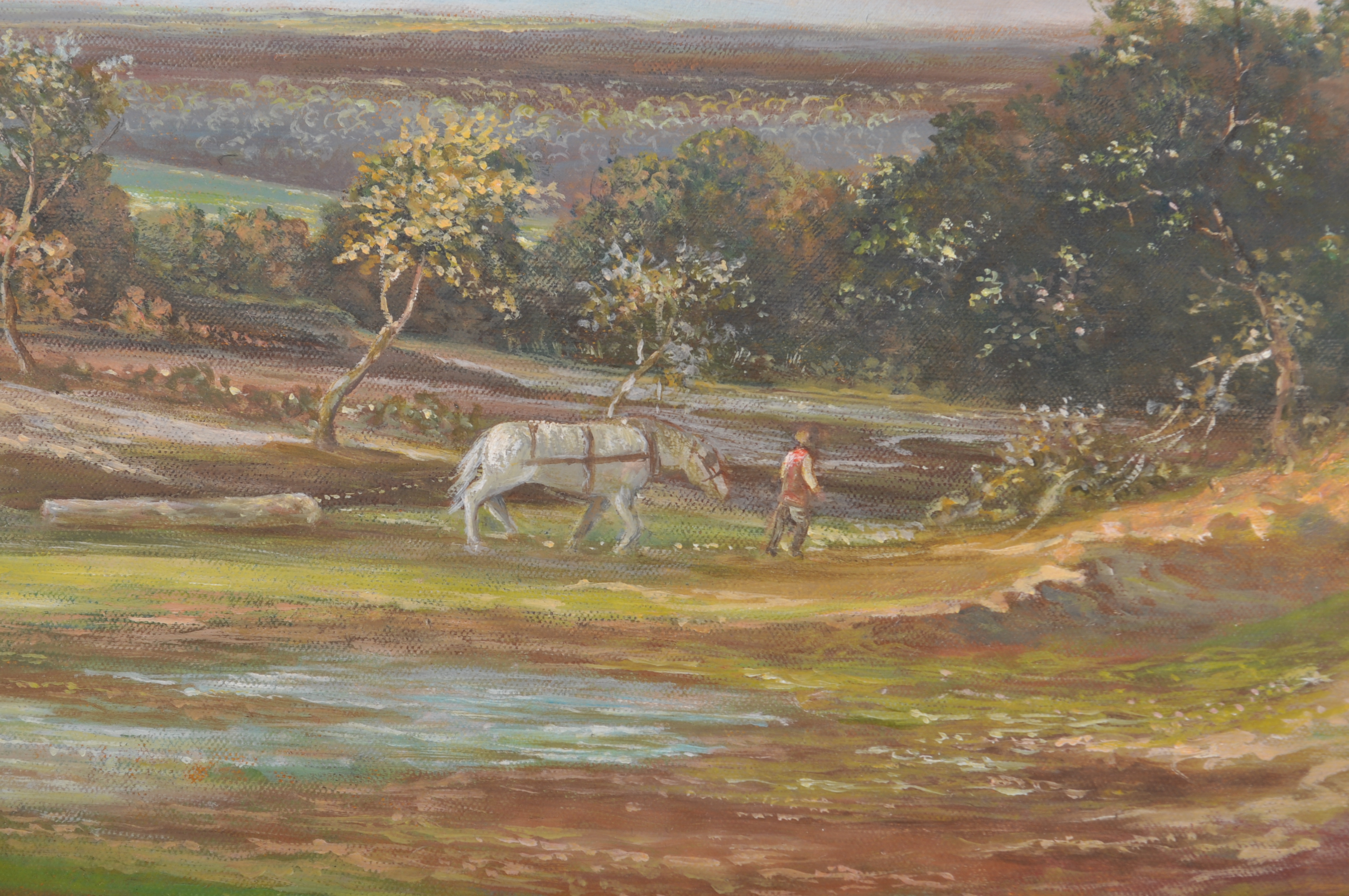 DENBY SWEETING (1936-2022) COUNTRY SCENE OIL PAINTING - Image 4 of 6