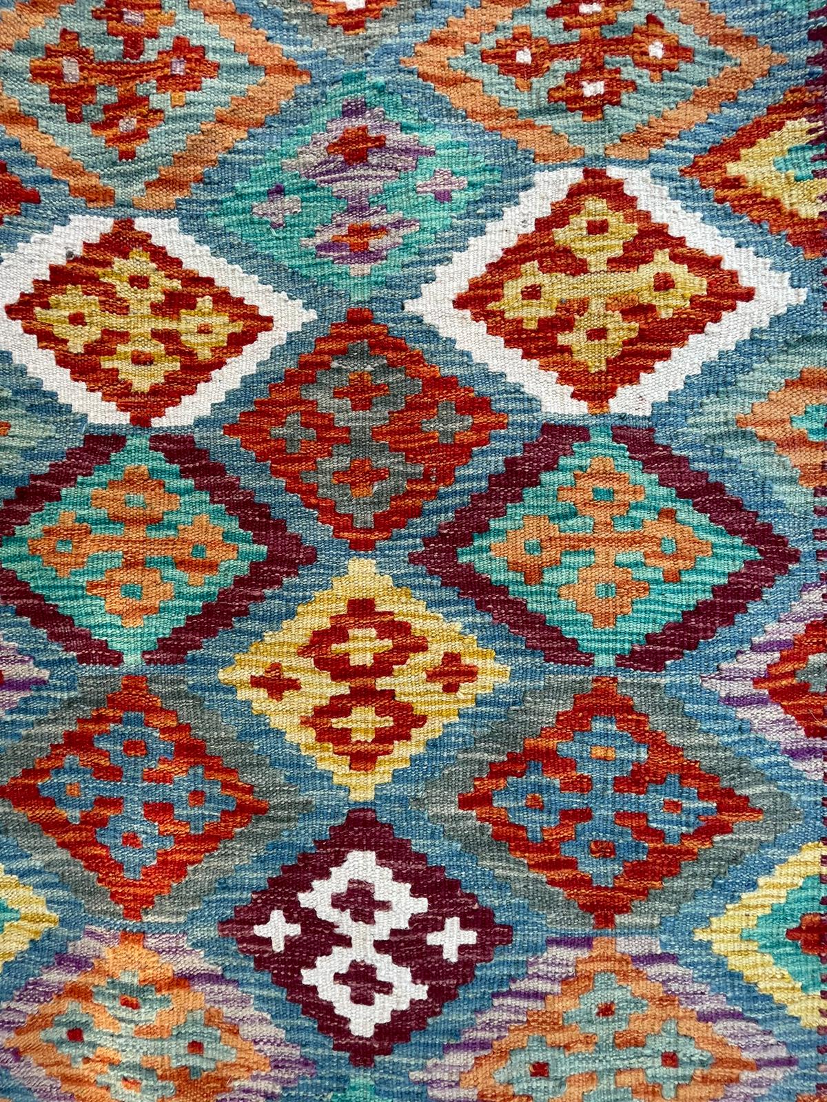 EARLY 20TH CENTURY ANATOLIAN TURKISH KILIM FLOOR RUNNER RUG - Image 2 of 5