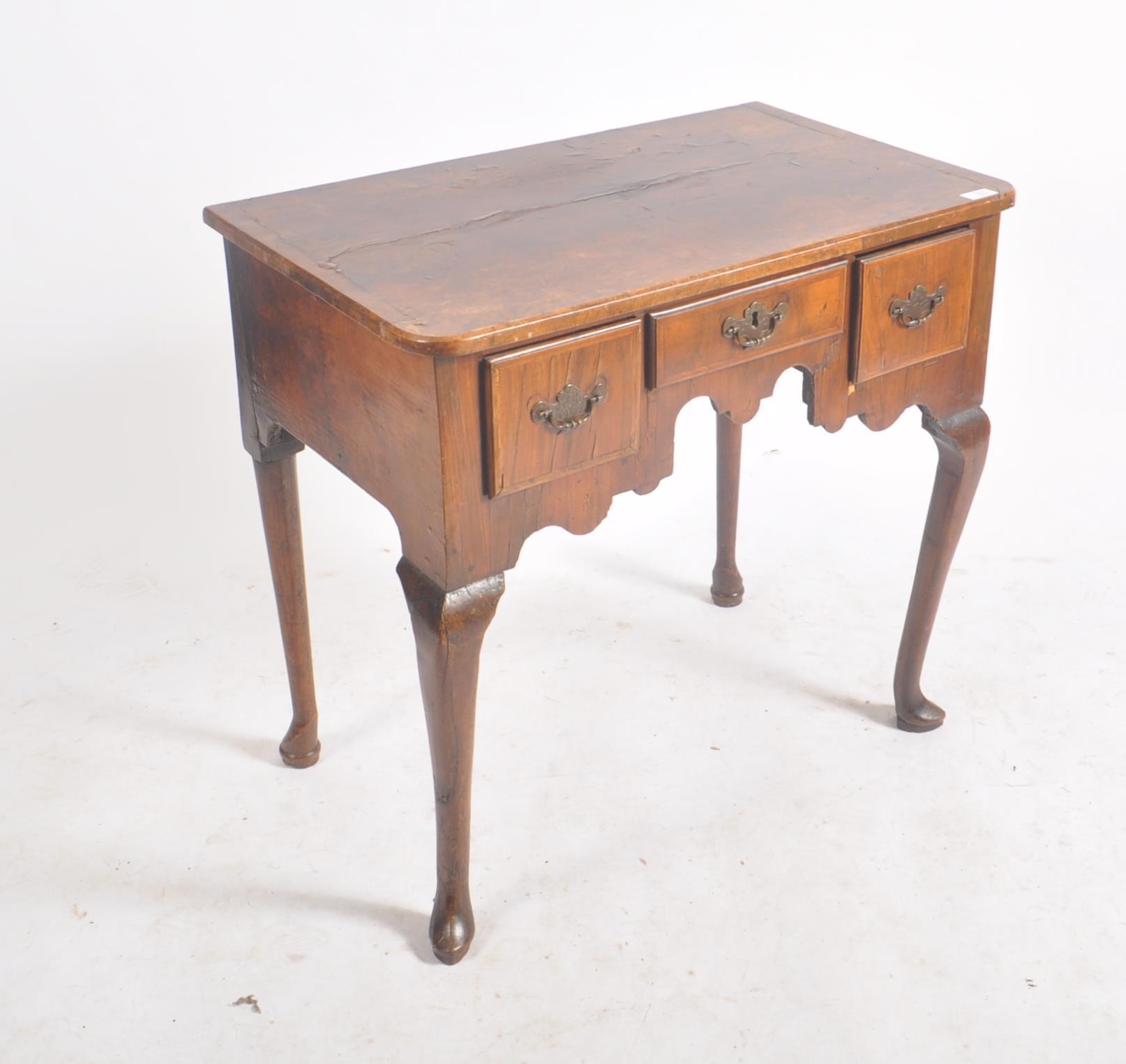GEORGE III 18TH CENTURY WALNUT LOW BOY OCCASIONAL TABLE - Image 2 of 6
