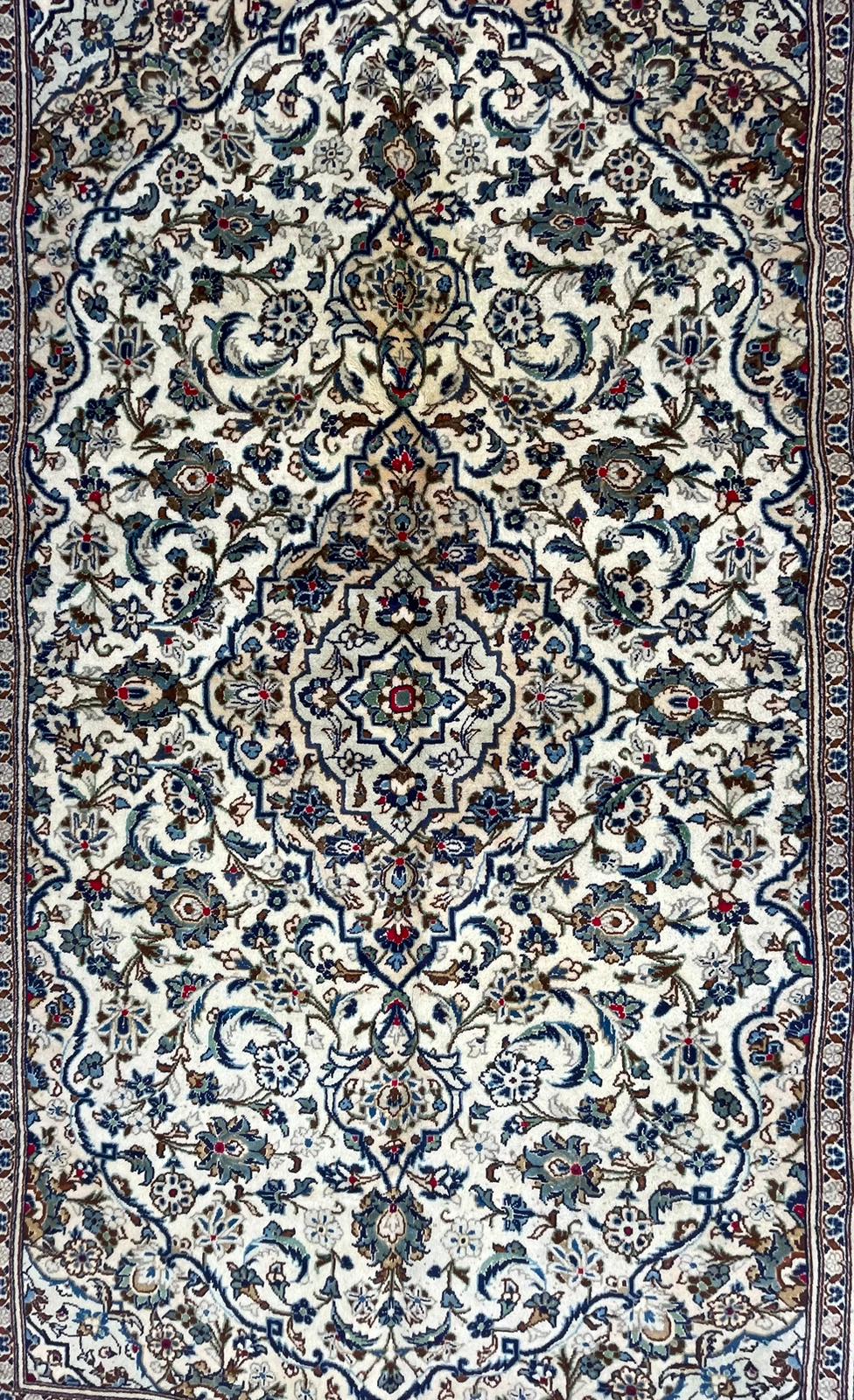 EARLY 20TH CENTURY CENTRAL PERSIAN KASHAN FLOOR CARPET RUG - Image 2 of 5