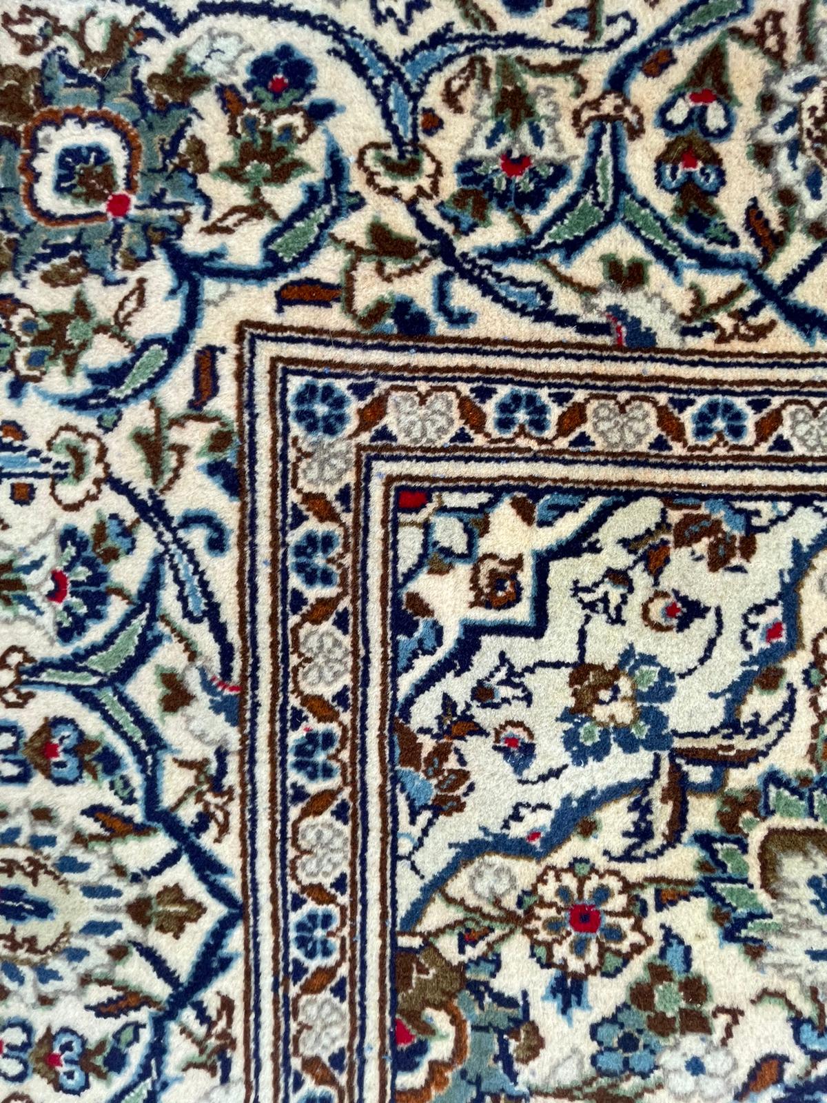 EARLY 20TH CENTURY CENTRAL PERSIAN KASHAN FLOOR CARPET RUG - Image 3 of 5