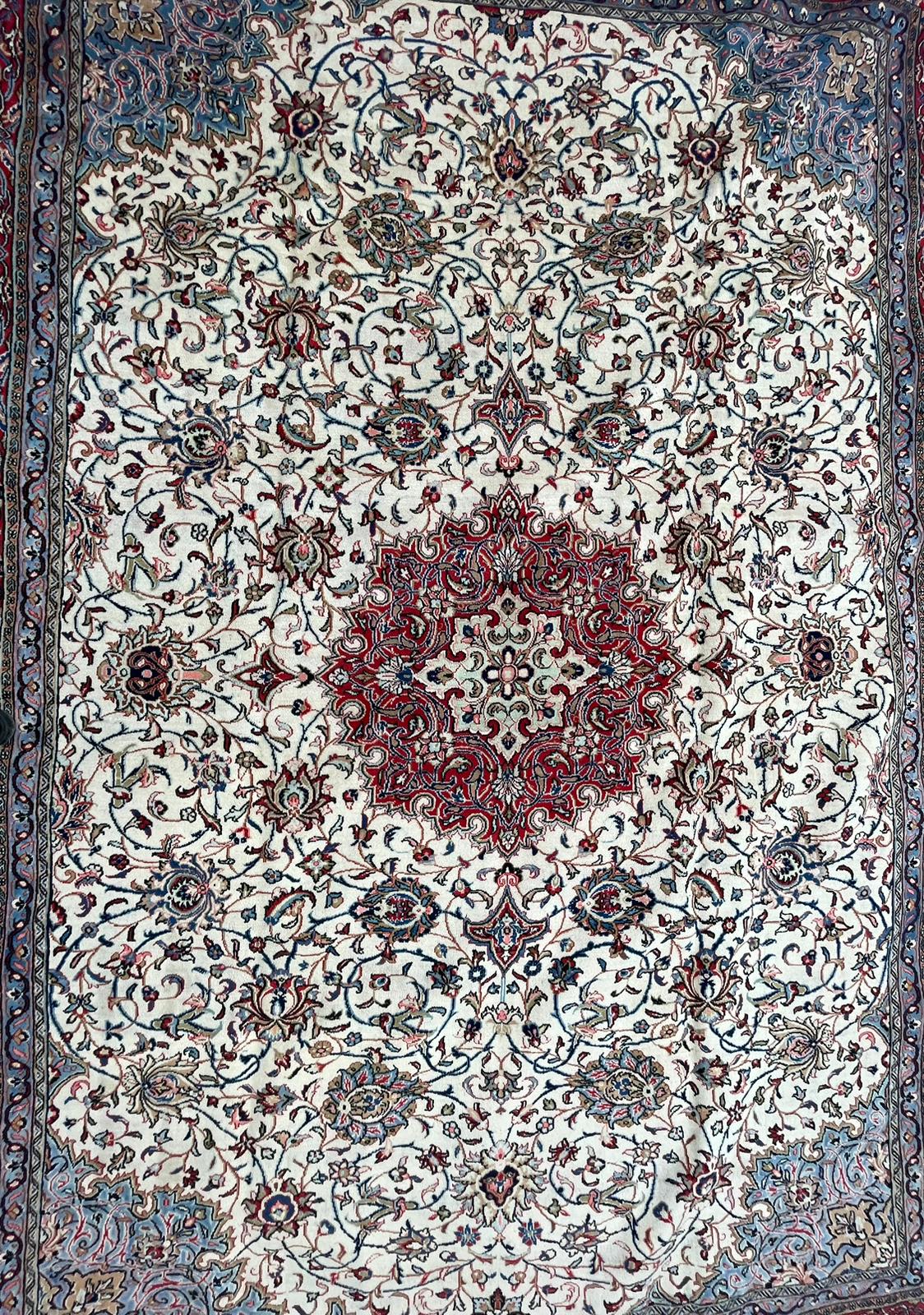 EARLY 20TH CENTURY NORTH WEST PERSIAN SAROUK FLOOR CARPET - Image 5 of 5