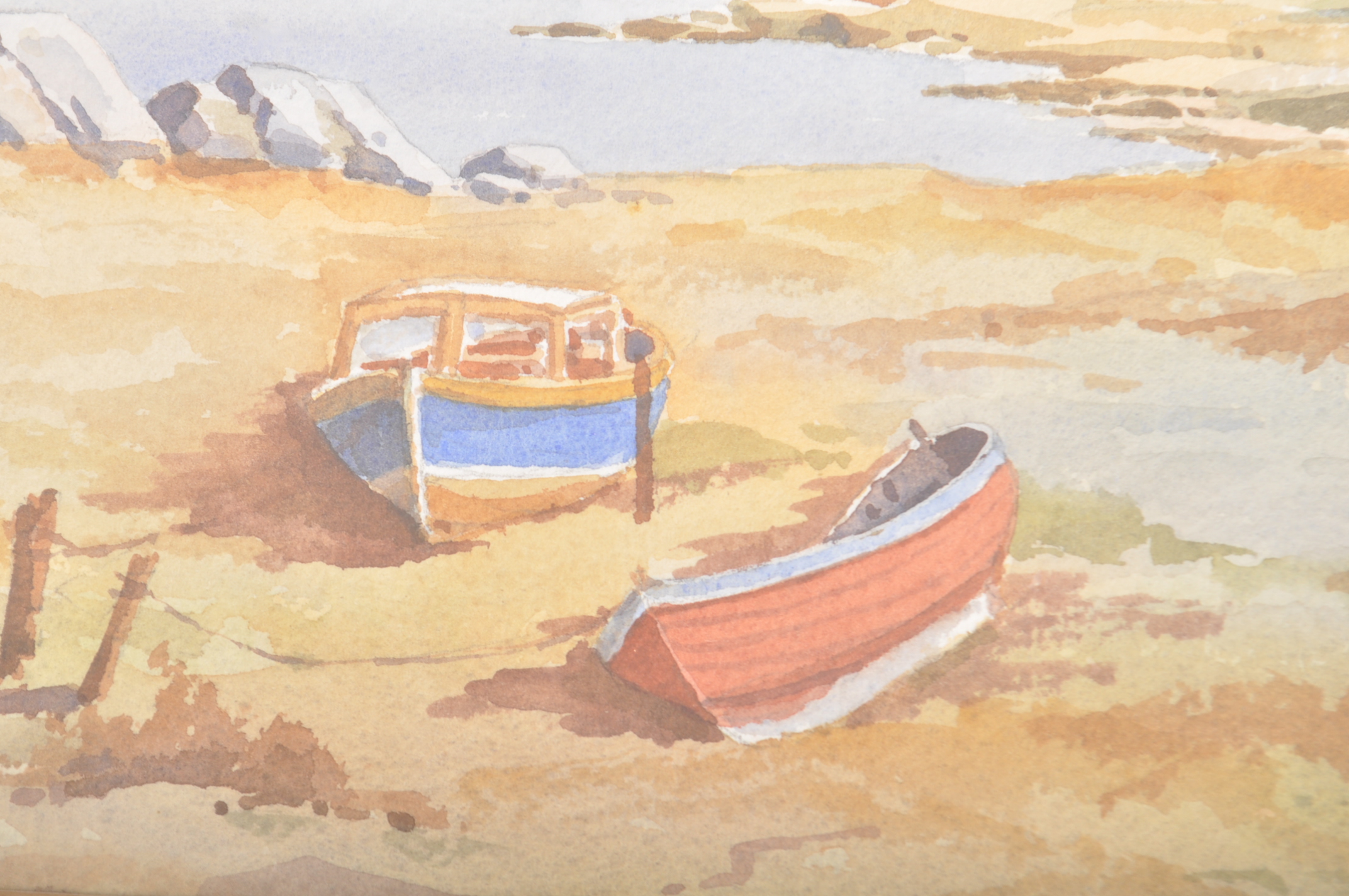 JACK GREEN - 20TH CENTURY WATERCOLOUR SEASCAPE PAINTING - Image 3 of 8