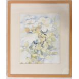 SUSAN CROSSETT - 20TH CENTURY FRAMED FLORAL WATERCOLOUR