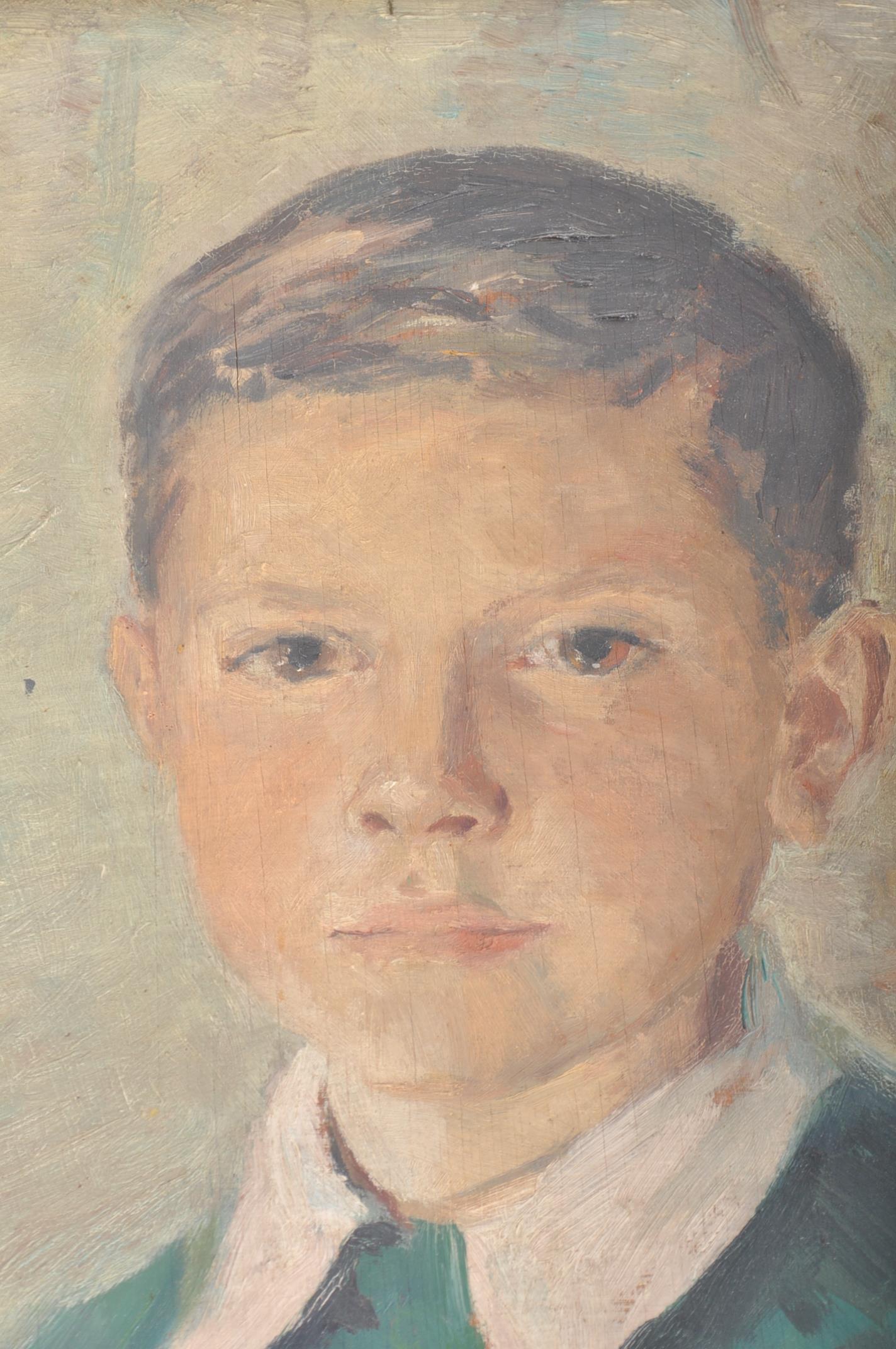 MILDRED ENTWHISTLE - 20TH CENTURY PORTRAIT OF A YOUNG BOY - Image 2 of 7