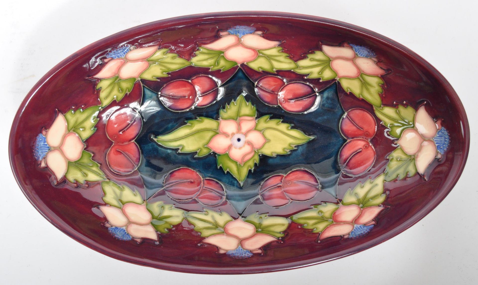 MOORCROFT HIBISCUS AND MORELLO CHERRY PATTERN DISHES - Bild 5 aus 7