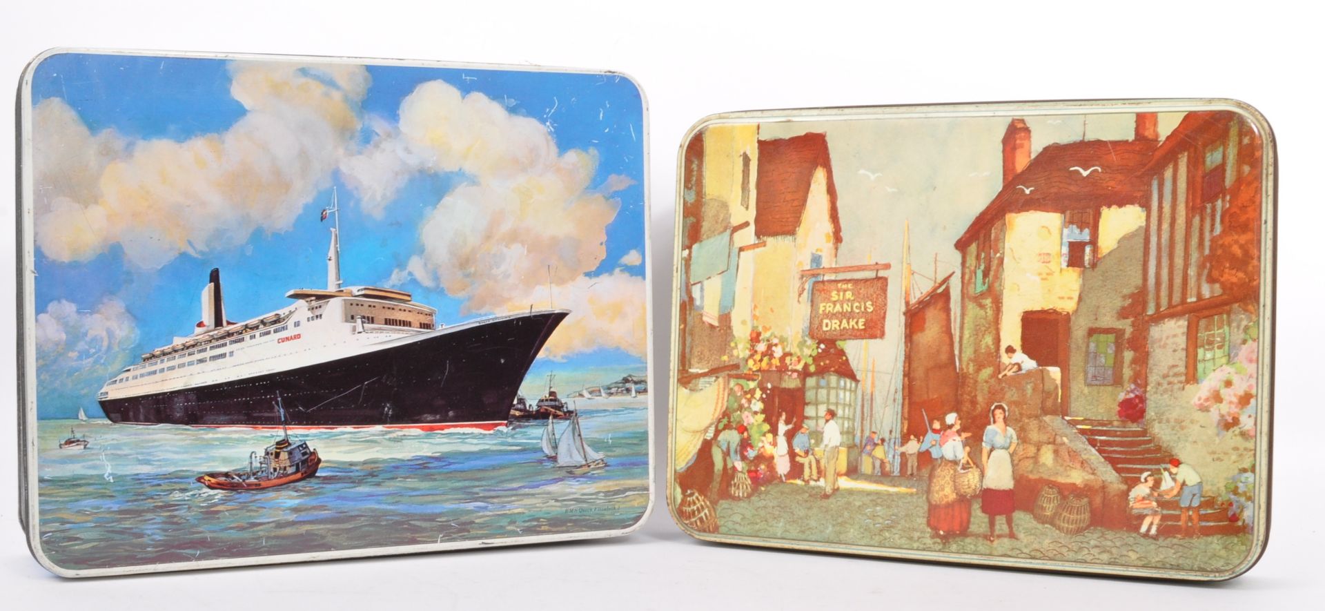 LARGE COLLECTION OF MID CENTURY VINTAGE BISCUIT TINS - Image 3 of 8