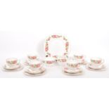 ROYAL VALE PINK ROSES BONE CHINA TEA SET