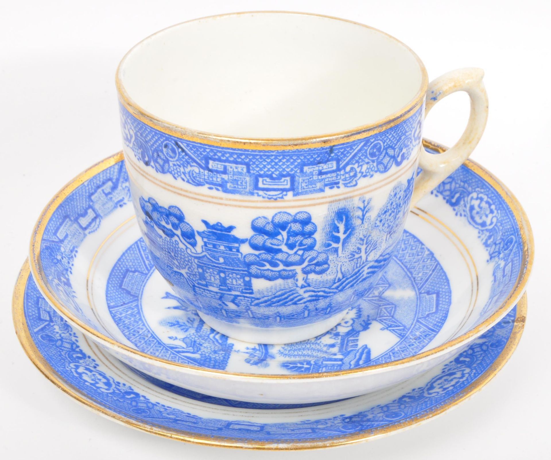 LATE 19TH CENTURY BLUE & WHITE CHINESE PORCELAIN TEA SET - Image 3 of 9