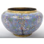 19TH CENTURY CHINESE ORIENTAL CLOISONNE PLANTER BOWL