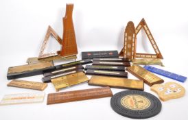 LARGE COLLECTION OF MID TO LATE 20TH CENTURY CRIBBAGE BOARDS