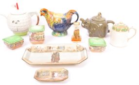 COLLECTION OF VINTAGE 20TH CENTURY CERAMIC TEAPOTS