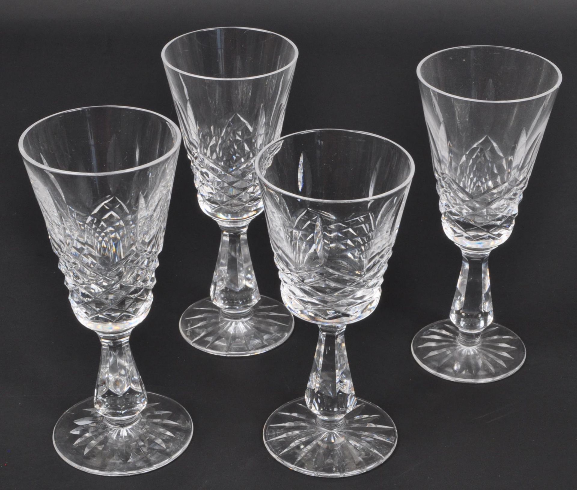COLLECTION 19TH CENTURY & LATER GLASS DECANTERS & GLASSES - Image 5 of 7