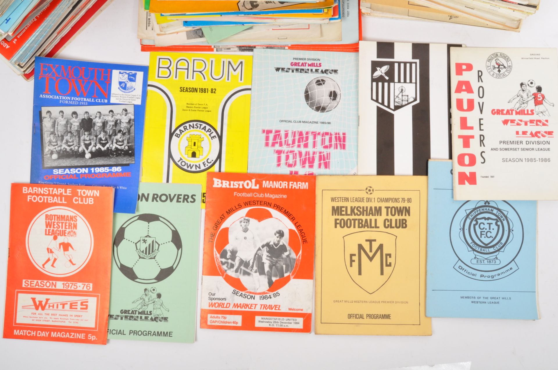 LARGE COLLECTION OF NON LEAGUE FOOTBALL PROGRAMMES - Image 3 of 8