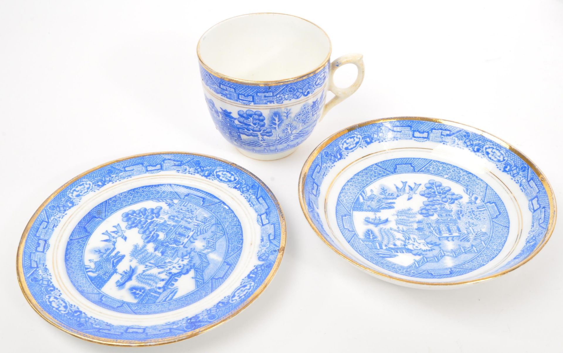 LATE 19TH CENTURY BLUE & WHITE CHINESE PORCELAIN TEA SET - Image 4 of 9