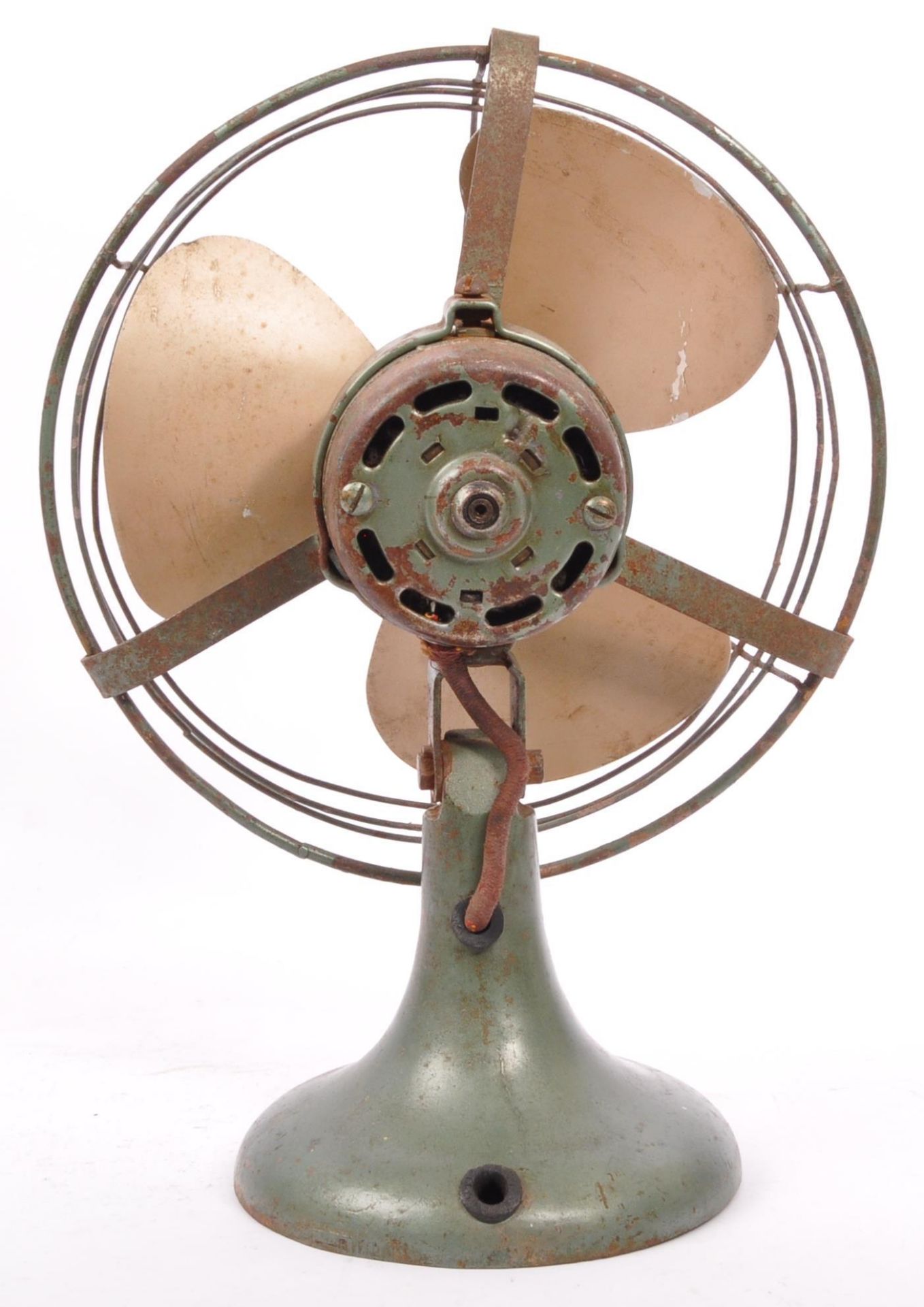 VINTAGE RETRO INDUSTRIAL ELECTRONIC DESK FAN BY H FROST - Image 3 of 5