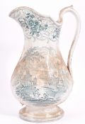 LARGE EARLY 20TH CENTURY VICTORIAN CERAMIC JUG BY 'TYRIAN'
