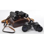 TWO 20TH CENTURY BINOCULARS - CARL ZEISS AND INVINCIBLE