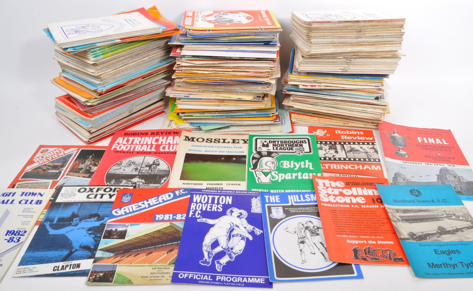 LARGE COLLECTION OF NON LEAGUE FOOTBALL PROGRAMMES
