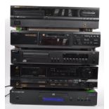 FIVE VINTAGE CD PLAYERS - CAMBRIDGE - SANSUI - ARCAM - MARANTZ