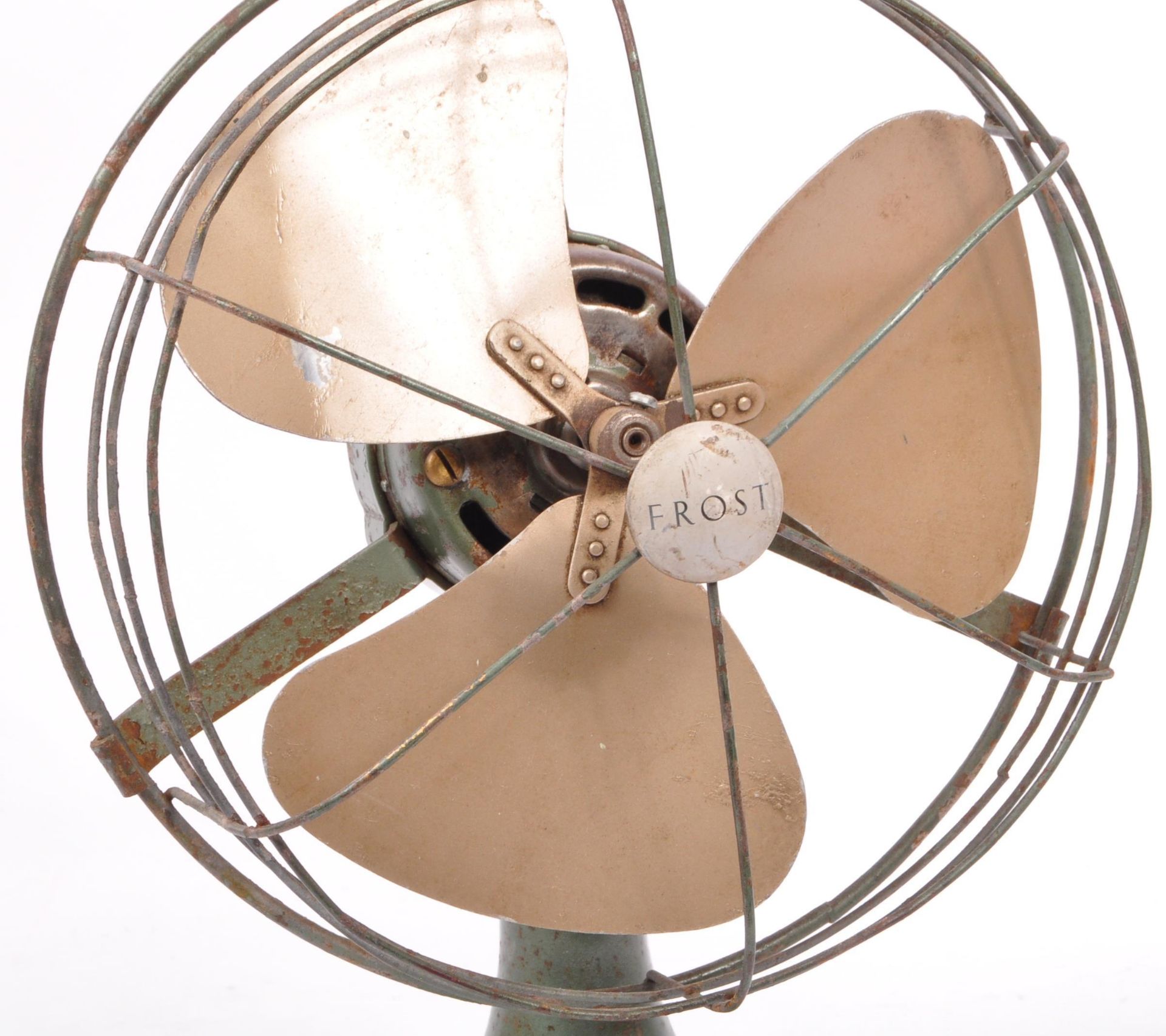 VINTAGE RETRO INDUSTRIAL ELECTRONIC DESK FAN BY H FROST - Image 5 of 5