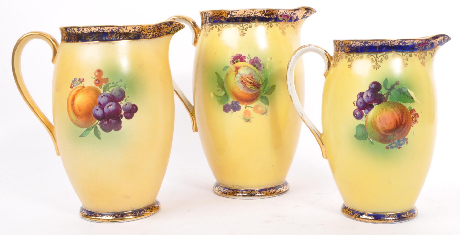 COLLECTION OF THREE EARLY 20TH CENTURY CERAMIC POTTERY JUGS - Image 3 of 6