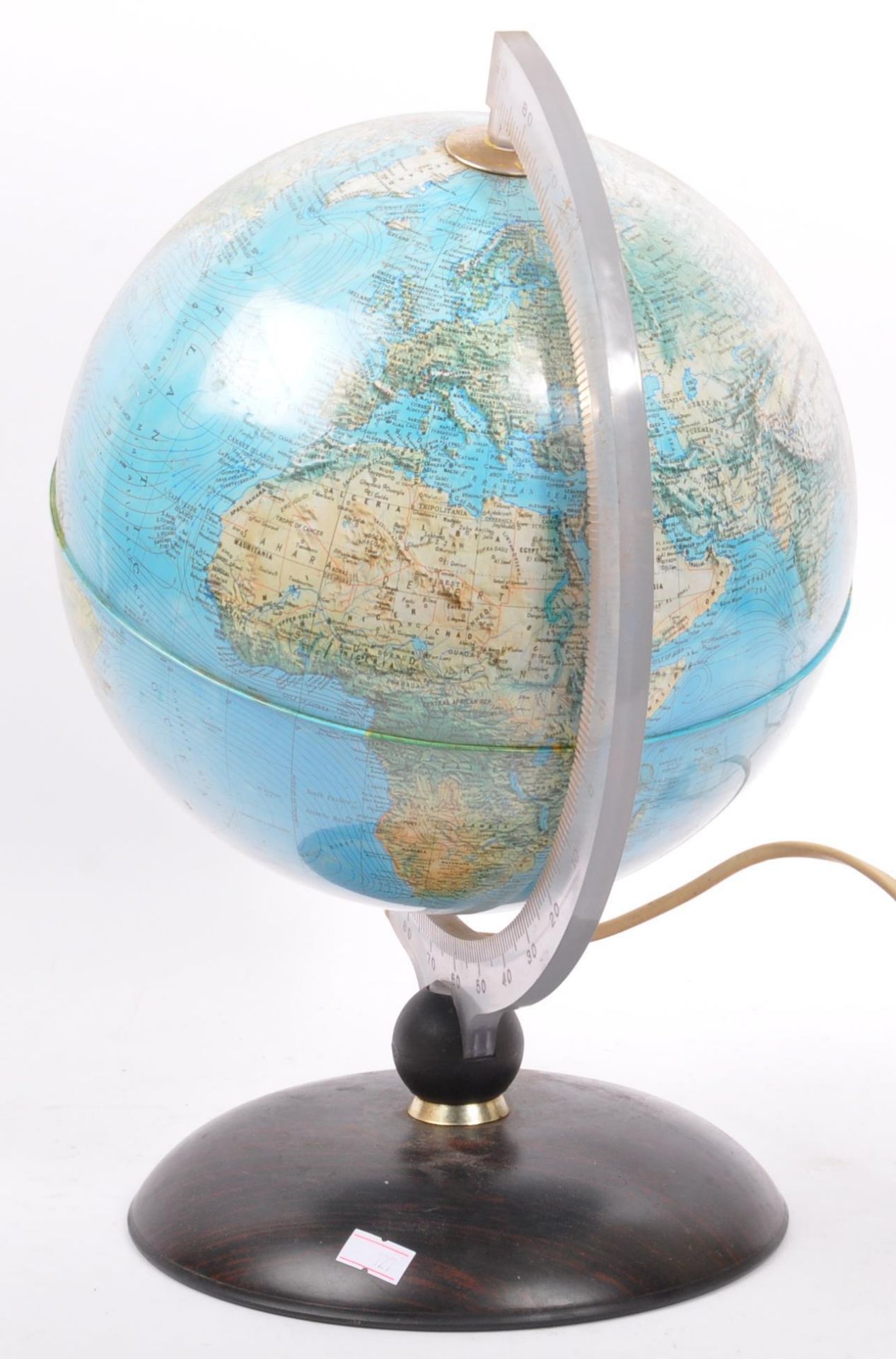 VINTAGE RETRO ILLUMINATING REVOLVING GLOBE BY NOVA RICO - Image 2 of 5