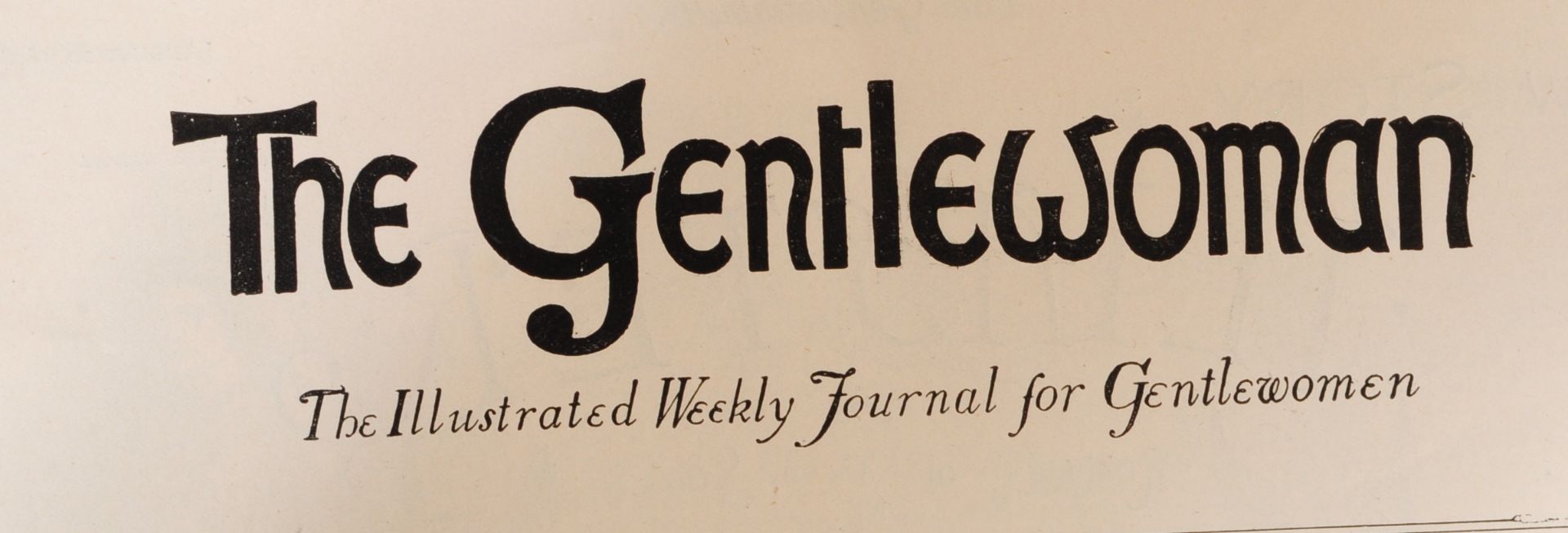 THE GENTLEWOMAN WEEKLY JOURNALS FROM THE 1890'S - Image 6 of 7