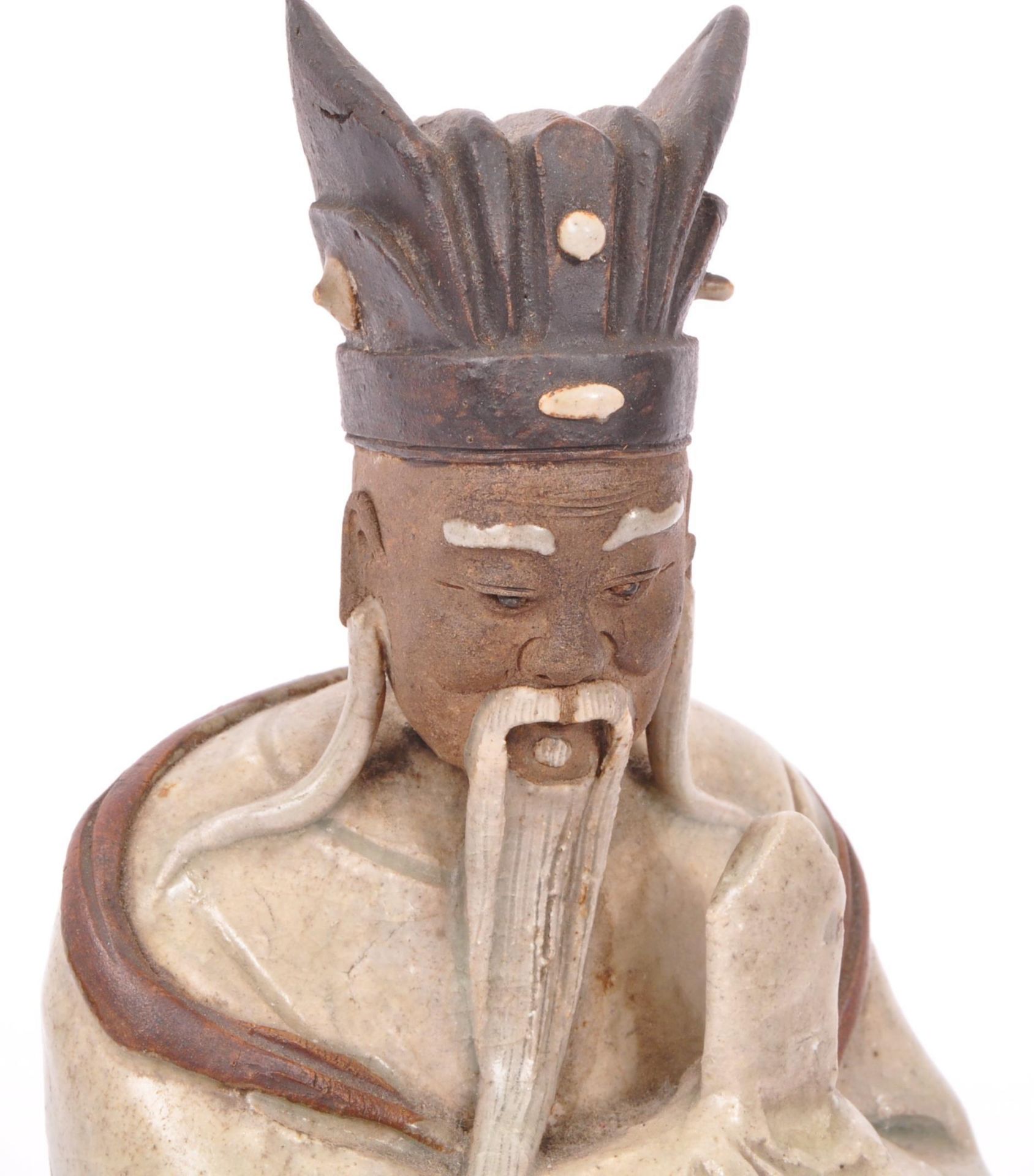 EARLY 20TH CENTURY CHINESE ORIENTAL PORCELAINE FIGURINE - Image 5 of 6