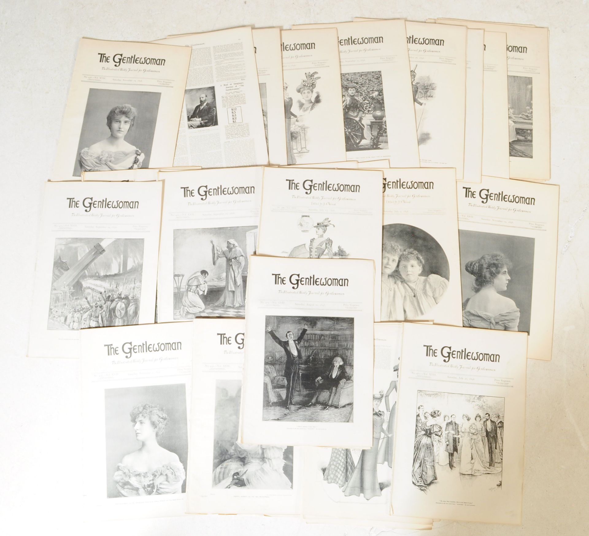 THE GENTLEWOMAN WEEKLY JOURNALS FROM THE 1890'S