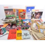 COLLECTION OF VINTAGE 20TH CENTURY FOOTBALL COLLECTABLES