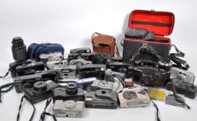 LARGE COLLECTION OF CAMERAS & RELEVANT ACCESSORIES