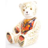 ROYAL CROWN DERBY FINE BONE CHINA DEBONAIR TEDDY BEAR