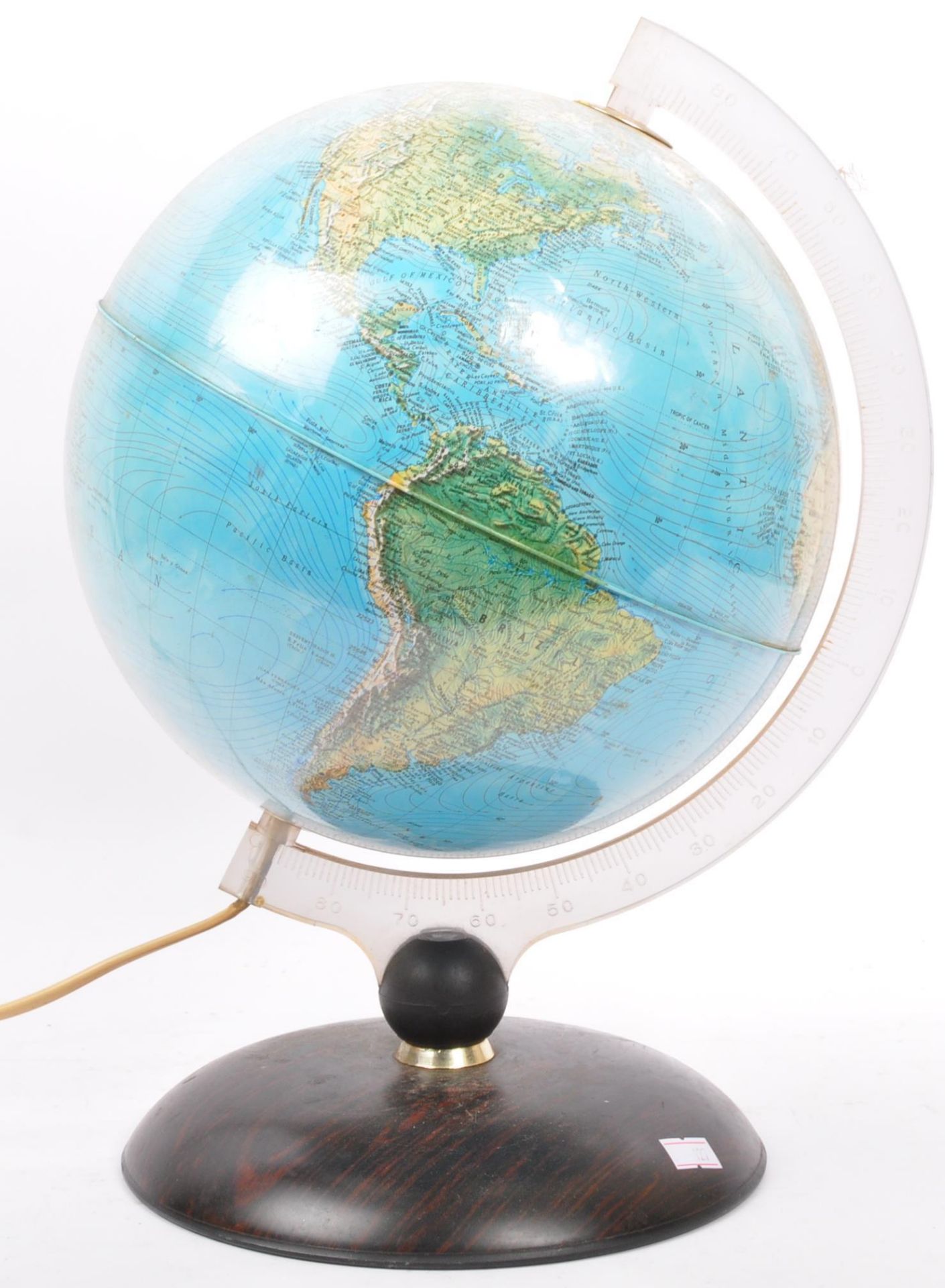 VINTAGE RETRO ILLUMINATING REVOLVING GLOBE BY NOVA RICO - Image 3 of 5