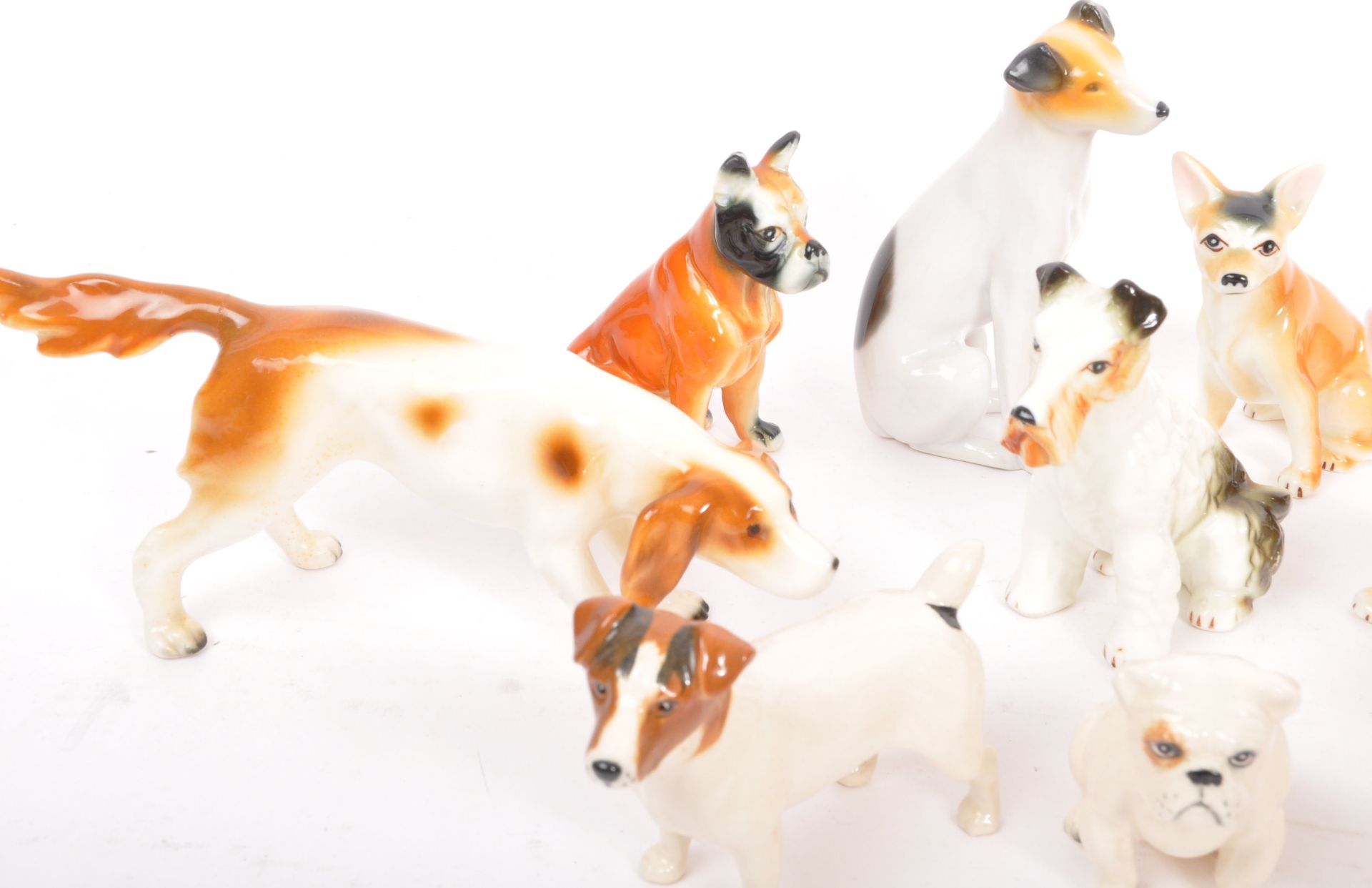 COLLECTION OF VINTAGE PORCELAIN DOGS INCLUDING BESWICK - Image 4 of 7