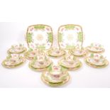 EARLY 20TH CENTURY COALPORT BATWING BONE CHINA TEA SERVICE