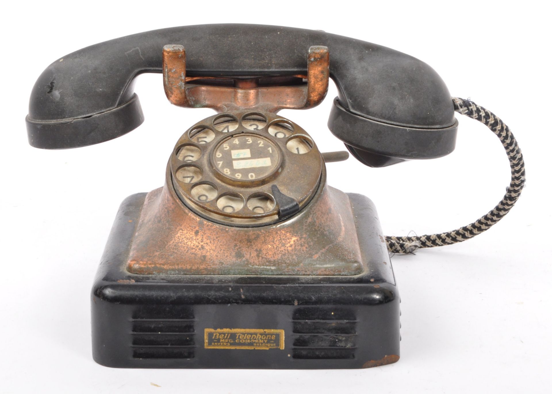 EARLY 20TH CENTURY VINTAGE BELGIUM BELL TELEPHONE