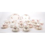 ROYAL ALBERT MOSS ROSE & LAVENDER ROSE PART TEA SERVICES