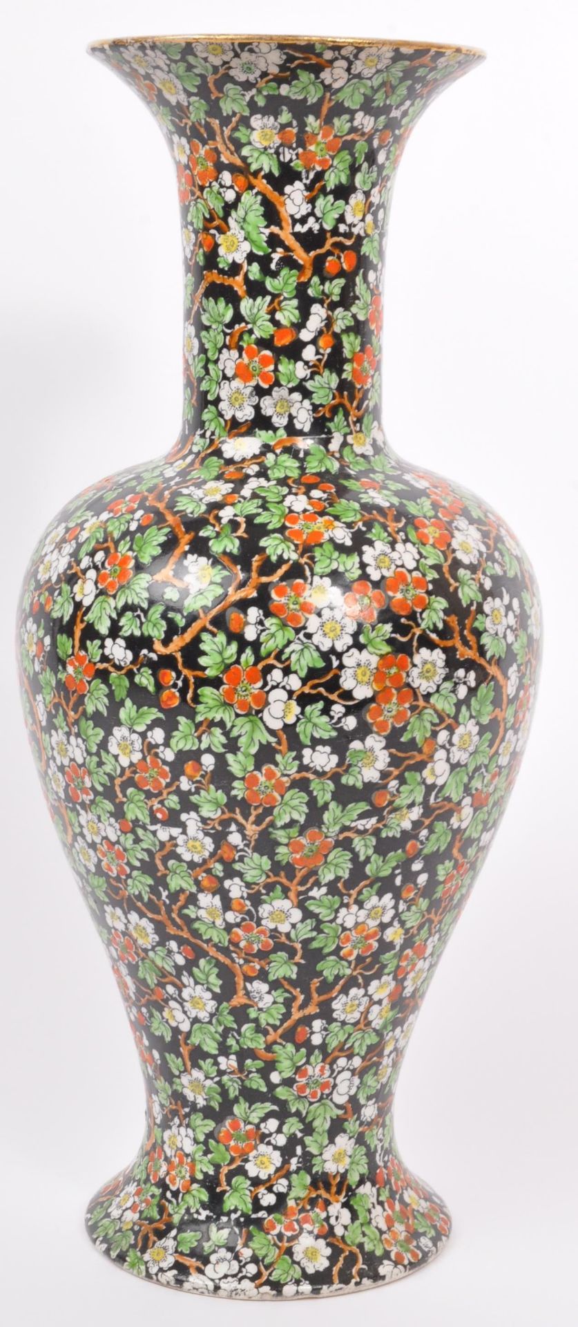 EARLY 19TH CENTURY CHINESE STYLE BALUSTER VASE BY MAYFIELD