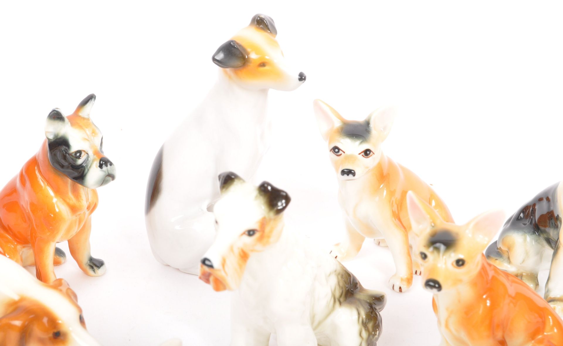 COLLECTION OF VINTAGE PORCELAIN DOGS INCLUDING BESWICK - Image 5 of 7