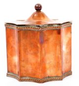 EARLY 19TH CENTURY ARTS & CRAFTS COPPER TEA CADDY
