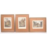 THREE EARLY 19TH CENTURY ETCHINGS BY OTTO FERDINAND PROBST