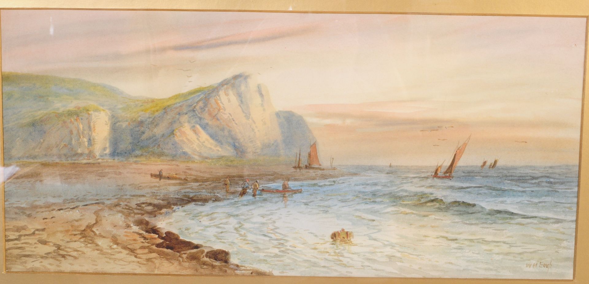 WILLIAM HENRY EARP (1854-) MARITIME WATERCOLOUR PAINTINGS (2) - Image 2 of 6