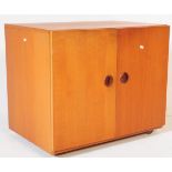 RETRO VINTAGE TEAK TV RECORD MEDIA AUDIO MUSIC CABINET