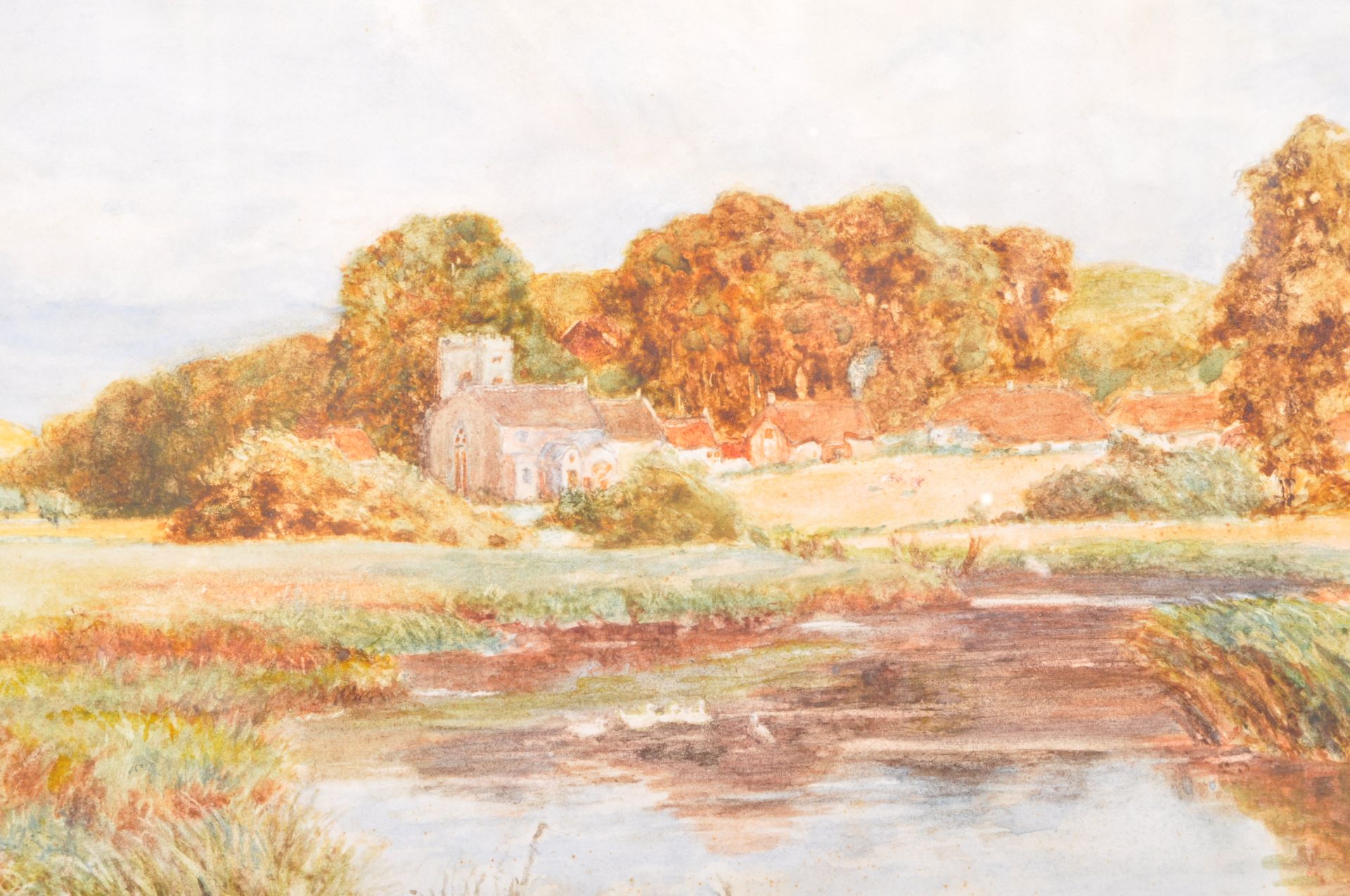 EARLY 20TH CENTURY WATERCOLOUR LANDSCAPE PAINTING - Image 2 of 4