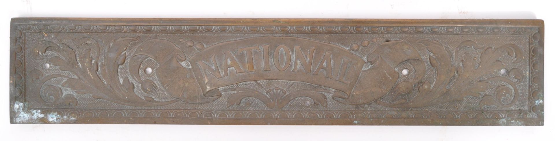19TH CENTURY METAL PAD FOOT PLANTER & WALL PLAQUE - Image 5 of 6